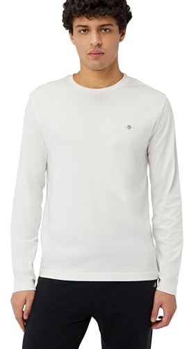 Gant Herren Reg Shield Ls T-Shirt T-Shirt