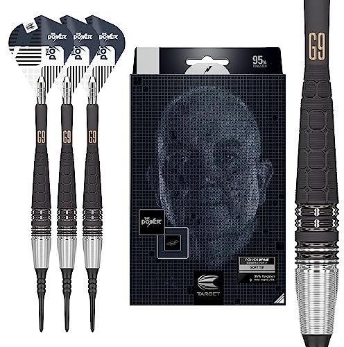 Phil Taylor Power 9-Five Gen 9 18G 95% Tungsten Soft Tip Darts Set
