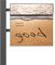 banjado® Standbriefkasten Anthrazit mit Namensschild Life is Good & Zeitungsfach/Briefkasten mit Standfuß in Anthrazit/Postkasten A4 Einwurf inkl. Montagematerial & 2 Schlüsseln