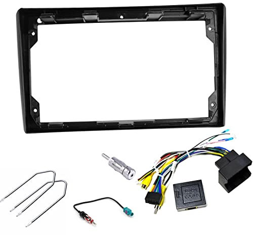 Sound way - Kit Montaje Autoradio, Marco 9 Pulgadas Radio para Coche, Adaptador Compatible con Citroen C2, C3 / Peugeot 207, 307 Expert Partner/Toyota proace