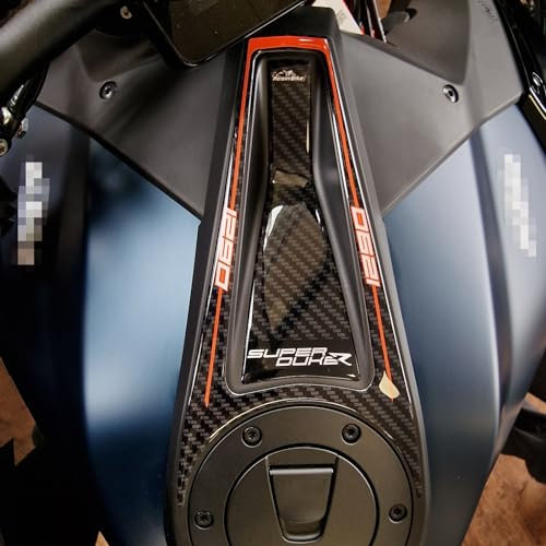 Resin Bike Aufkleber Motorrad Kompatibel Mit KTM 1290 Super Duke R 2022-2023. Schutz der wichtigsten Bereiche des vor Stößen und Kratzern. Klebstoff Harz Aufkleber Set - Stickers Made in Italy