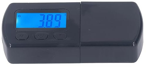 96x43x20mm Digital Turntable Stylus Force Scale Gauge 5g 0.01g Mini Pocket Jewelry Scale for Powder Medicine(black)