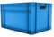 5x Euro Container Plastic Box, Stacking & Storage Container Boxes 5 Pack (BLUE, 63 Litre)