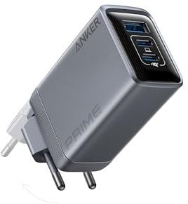 Anker Chargeur USB C 100 W Prime GaN, Chargeur Mural Anker Pliable et Compact GaN 3 Ports, pour MacBook, iPad, iPhone 16/16 Plus/16 Pro Max/15/14/13/12/11, Galaxy S24/S23, et Bien Plus Encore