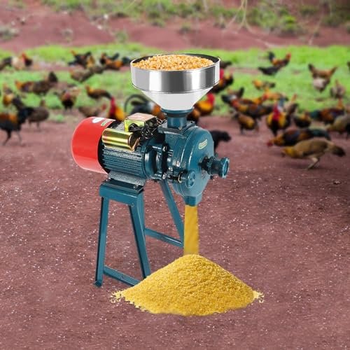 MEELRYD Elektrisch Schrotmühle 2200W, 1400r / min Getreidemühle Herb 220 V Grain Spice Getreidemühle Mühle Mehl Pulver Maschine von Bohnengallerte, Stärke, Reismehl, Mais, Kaffee verwendet werden