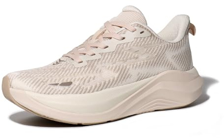 Hawkwell Cloud Zero Active Cushion Baskets Respirantes pour Femme, Tennis, Marche, Sport, Soins Infirmiers, Travail médical, Tricot, Beige, EU 37