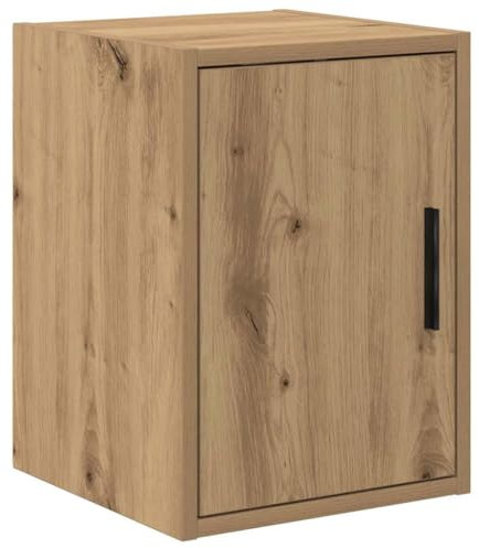 vidaXL Garagen-Wandschrank Artisan-Eiche Holzwerkstoff, Schrank, Garagen-Aufbewahrungsschrank, Wandschrank mit Türen, Garagen-Lagerschrank