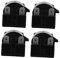 Gatuida 4-piece Refrigerator Compressor Starter Insert Start Relay Refrigerator Start Relay Run Capacitor