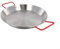 Puupaa Stainless Steel Paella Pan 20cm Round Seafood Serving Dish Double Handle Flat Bottom Cooking Pot Shallow Wok Kitchen Cookware for Home Restaurant Spanish Cuisine