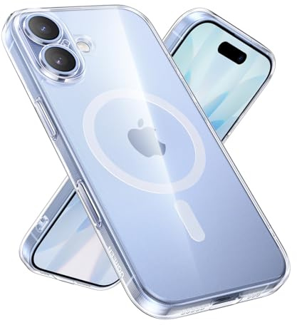 UGREEN for iPhone 17 Case with MagSafe, Military-Grade Shockproof Protection, Magnetic Phone Case for iPhone 17 Classic Cover, Clear
