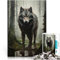 Schwierig Schwer Wolf Art 1000-teiliges Puzzle für Erwachsene 38x52cm denn eignet ganze Familie für 14+