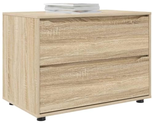 vidaXL Aufbewahrungsschrank 80 x 48 x 57 cm Holzwerkstoff Sonoma-Eiche