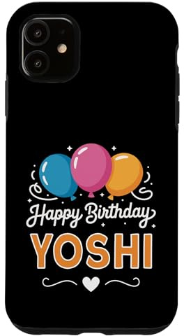 Hülle für iPhone 11 Alles Gute zum Geburtstag Yoshi