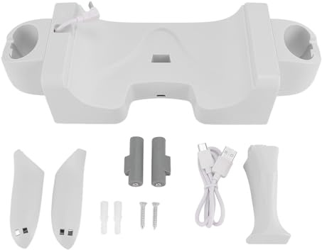 Omquot Stazione di Ricarica VR con Indicatore LED Ricarica Magnetica Rapida per Visore VR e Controller Touch Set di Montaggio a Parete