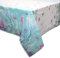 Unique Party Supplies 58323 Kunststoff-Tischdecke - 2,13 m x 1,37m - Meerjungfrau-Party, Mint