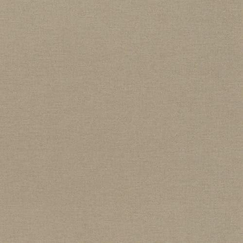 rasch Tapete 449815 aus der Kollektion Florentine II – Einfarbige Vliestapete in Braun – 10,05m x 53cm (L x B)