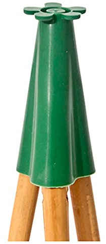 Bulk Hardware bh05559 Wigwam Garden Cane Grip Top Support Bambus für 3 Zuckerstangen, Set 20 Stück