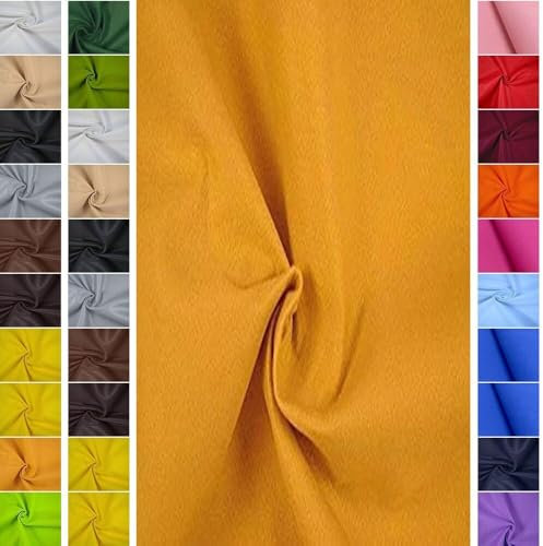 Stoffbook 1MM Dicke UNIVERSELLE FILZSTOFFE -90CM Stoff Stoffe, D559(Gold)