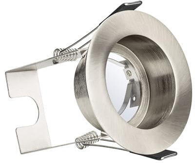 Integral Evofire Recessed Downlight Satin Nickel With Insulation Guard