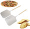 9x11x20inch Aluminium Pizza Peel Removable Wooden Handle Bakers Paddle Shovel