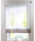 SIMPVALE Raffrollo Gardinen Voile Römischen Raffgardinen Schatten Transparent Vorhang für Balkon und Küche Braun 140cm x 155cm