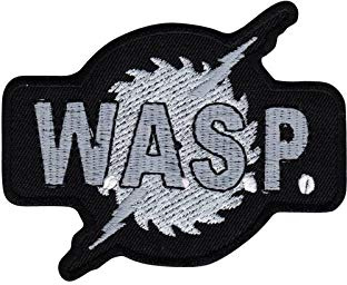 Wasp Metal Band Aufnäher Besticktes Patch zum Aufbügeln Applique