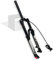 LvTu Mountainbike Vordere Federgabel MTB Luft Gabel 26 27.5 29 Zoll 140mm Federweg Rebound Adjust Ultraleicht Fahrradgabel QR 9mm Schwarz(Straight Remote Lock Out,29 Zoll)