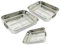 Prima Stainless Steel Baking Tray - Oven Cooker Grill Pan Roasting Tray with Steel Wire Rack - Set of 3 Trays | Small, Medium, Large