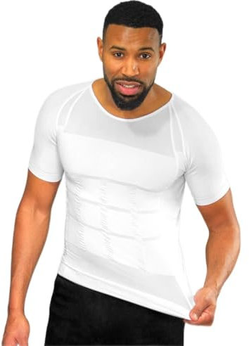 Curveless T-Shirt zur Haltungskorrektur für Herren | Gegen Rückenschmerzen | Geradehalter für Rücken und Schultern | Kompression | Baselayer | Kurzarm