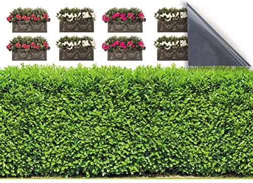 Stick & Go Repositionable Self Adhesive Dolls House Wallpaper 1:12 Scale (1 Sheet) - Hedge & Window Boxes - No. 174