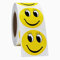 Hycodest Aufkleber Smile 38 mm Glücklich selbstklebend 500 Stück gelber Lächelnaufkleber