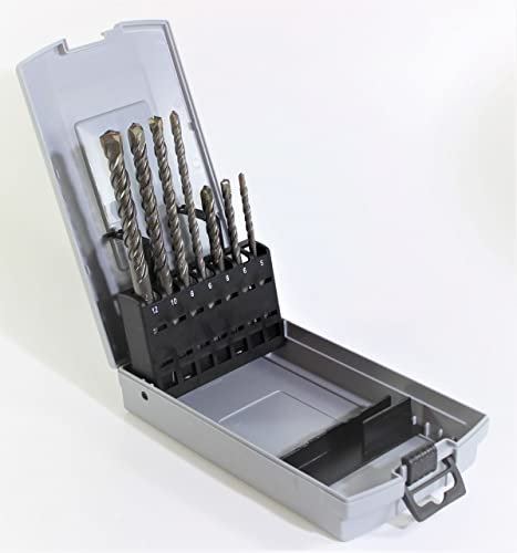 KWB Hammerbohrer Set 7-tlg. Hammer Drill SDS Plus Bohrer in Kiste bohren Satz