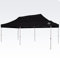 BRIMO Pop up pavillon 100% Wasserdicht ohne Seitenteilen - 5 Jahre Garantie (3x6 m, Schwarz)