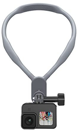 Yunseity POV/VLOG Selfie Neck Holder Mount para Hero, Insta 360, OSMo Action, Pocket, Magnetic Neck Mount Phone Holder para Senderismo, Pesca