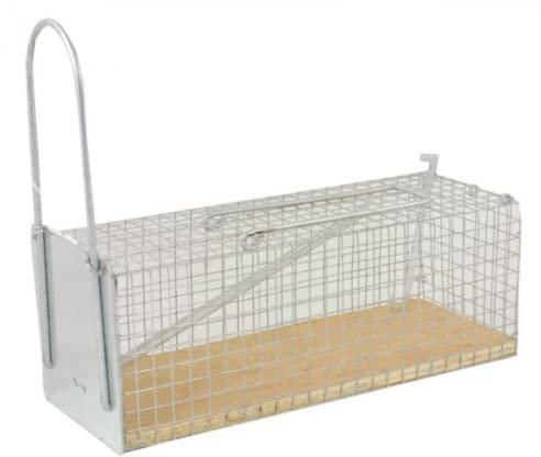 Mausefalle Rattenfalle XXL 24x10x10cm Set Lebendfalle Korbfalle Mäusefalle 3514 (1)