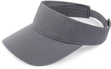 Zylioo Sun Visor für Großen Kopf,Visier Kappe XL,Sonnenschutz Visor Cap Schirmkappe mit Klettverschluss Größe 60cm