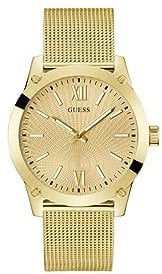 GUESS Herren Uhr Armbanduhr Crescent GW0629G2 Edelstahl Gold