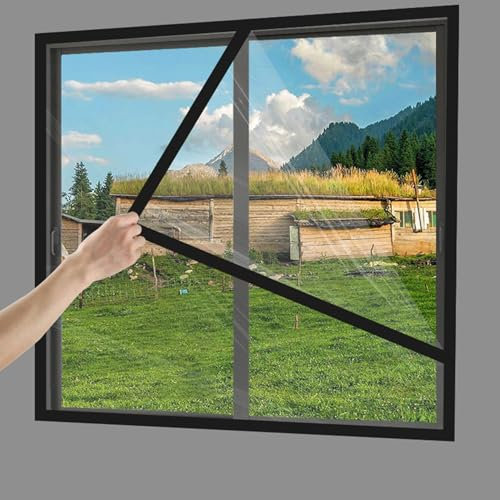 Transparent Fenster Isolierfolie Thermo Cover Wärmeschutzvorhang Thermofolie Gegen Kälte Kälteschutzfolie Selbstklebend Fensterisolierfolie für Winter (135x170cm)