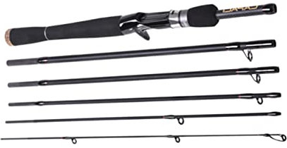 MILISTEN 7 hochgespannt Mehrteilige Kunstköderrute Fliegenrute Luft Dordan Gießen meerwasser Carbon Fiber angelsets Angler Set Speer Angelrute Meeresangelrute astig Köderstange
