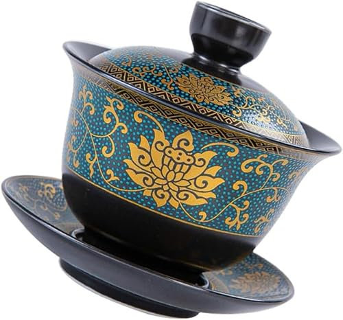 Taza de cerámica for café, tazas de té, 1 juego de taza de té, taza de café de viaje de cerámica, tazas de café de viaje, decoración asiática, té vintage, vajilla de cerámica tradicional china