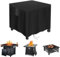 Housse de Protection Pour Brasero, Housse de foyer carrée imperméable et anti-UV Housse Pour Foyer D'extérieur Oxford 420D robuste avec cordon de serrage, Housse de Meubles de Patio 71x71x63cm