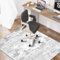 WTHYGB Bürostuhl Unterlage Bodenschutzmatte für Hartböden 120x150cm Gaming Stuhlmatten Kratzfest Bodenmatte Stuhlunterlage rutschfest Bürostuhlunterlage Unterlage Schreibtischstuh (Grau)