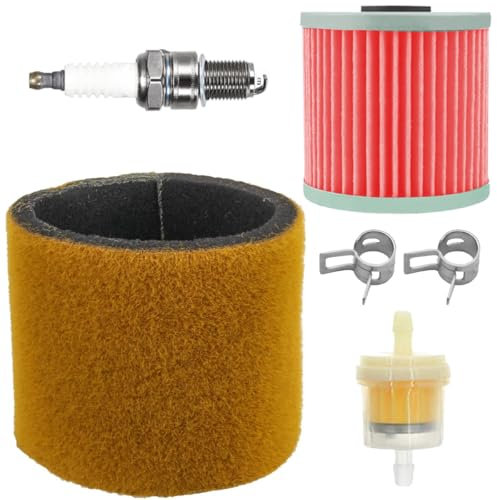 ZAMDOE 11013-1275 Luftfilter Ölfilter Zündkerze Passend für Kawasaki Bayou 220 250 300 KLF220 KLF250 KLF300 KLF220A KLF250A KLF300B KLF300C 4x4
