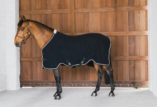 Kentucky - Abschwitzdecke vegan Wool schwarz 145-6'6