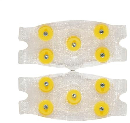 Chiodi per scarpe da ghiaccio - Coppia di tacchette da ghiaccio antiscivolo per unghie | Coppia di ramponi Traction Grips Spikes | Tacchetti da ghiaccio antiscivolo Chiodi per ghiaccio con 5 borch