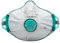 BLS Zer0 32 FFP3 R D | Astuccio da 5 mascherine FFP3 a coppa con valvola di espirazione ed elastici regolabili | Certificato CE | Made in Europe
