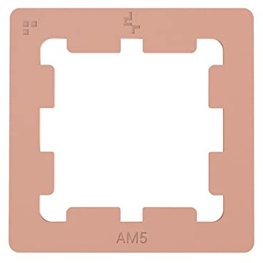 XFUYI AM5 CPU-Kontaktrahmen, Rahmen, CPU-Biegekorrektur, Befestigungsschnalle für 7950X, 7900X, 7700X, 7600X, CPU-Halterplatte, Kupfer