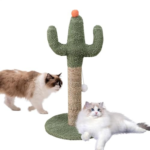 Lunaobrik Kratzbaum für Katzen, vertikale natürliche Kratzstangen, stabile Nagelstangen für alle Indoor-Kätzchen