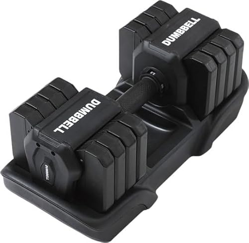 JustValue Verstellbare Kurzhantel 25 kg – 5-in-1 – 2,5–25 kg – Drehgriff