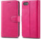 GAPlus iPhone 6 6S Case - Premium Wallet Leather Flip Case Cover For iPhone 6 6S With [Card Holder] [Magnetic Closure] (Pink)